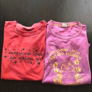 Two Urban Renewal Vintage Shirts Medium